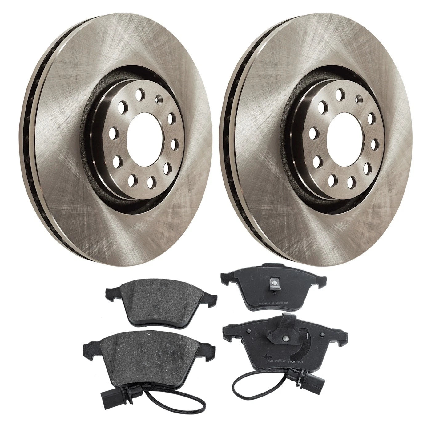 Front Brake Disc Rotors and Pads Kit for Audi Allroad Quattro A6 (2002–2004)