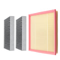 Engine Cabin Air Filter Set of 3 for BMW 530i (2017–2018), X6 (2019)