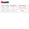 Front Disc Rotors & Ceramic Brake Pads Kit for Nissan Altima (2013–2023)