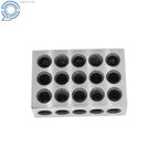 Set of 2 Ultra Precision 1-2-3 Blocks for Machinists (23 Holes)