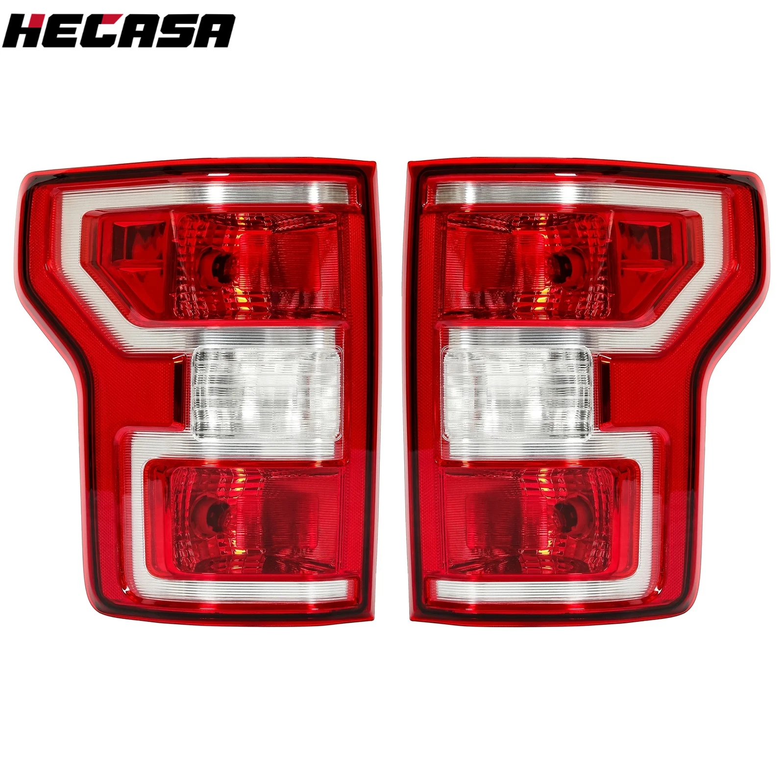 Set of 2 Brake Tail Lights for Ford F150 F-150 Pickup (2018–2020)