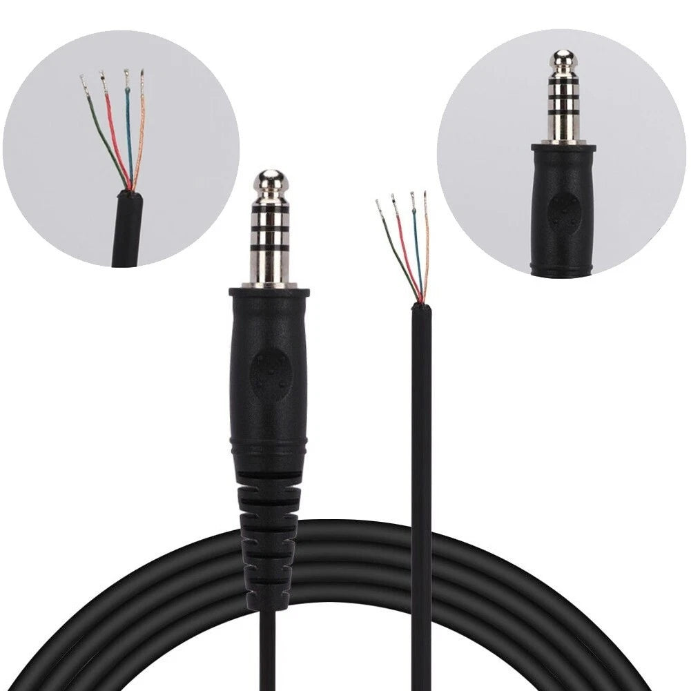 Wire Spring Adapter for Helicopter Headset U-174 (40cm)