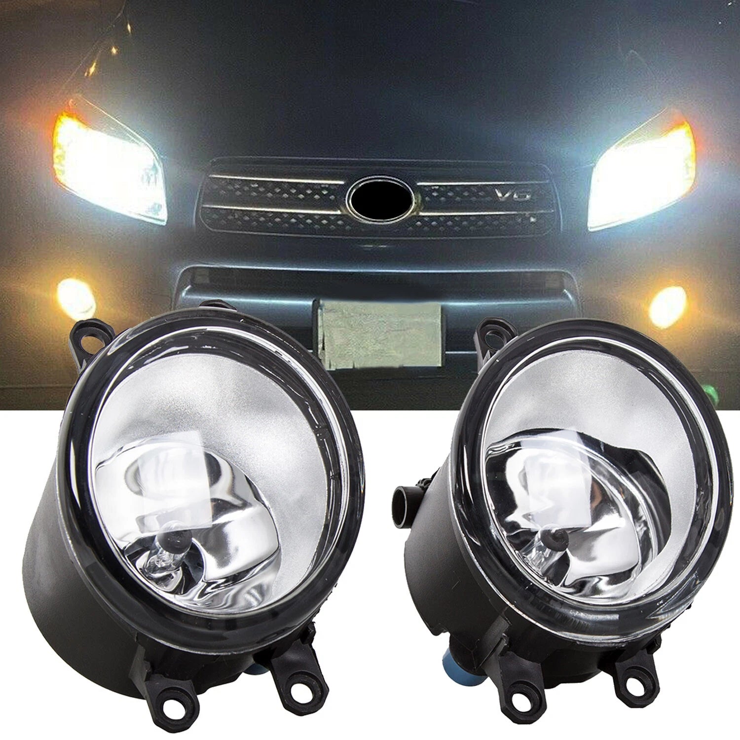 Set of 2 Fog Lights for Toyota Camry SE (2007–2014) Halogen LH & RH