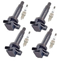 Set of 4 Ignition Coils + Spark Plugs for Toyota Corolla Matrix MR2 (2000–2008) UF247