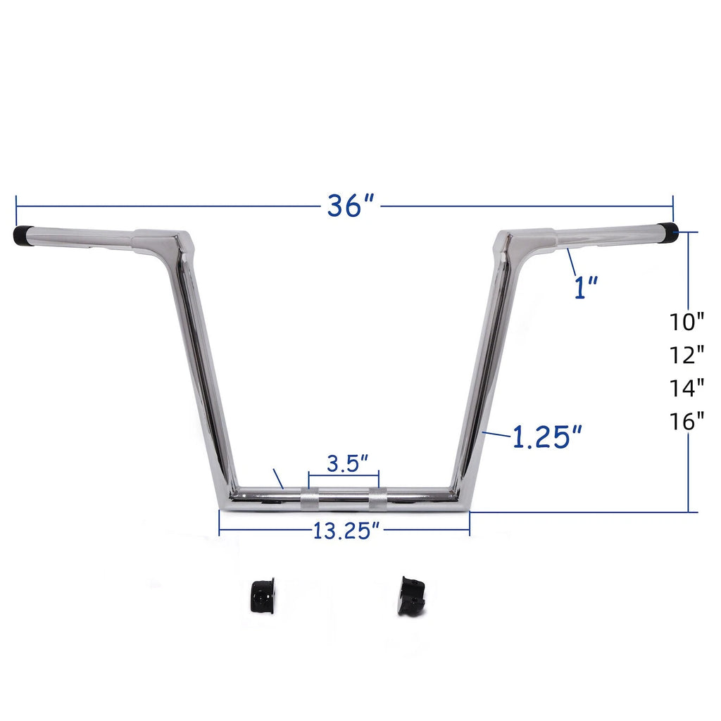 10" 12" 14" 16" Ape Hanger Handlebar for Harley Road Glide FLTRX FLTRU (2015–2020)