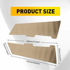 Beige Leather Front Door Panel Cover Skin for Honda Accord Sedan (2008–2012)