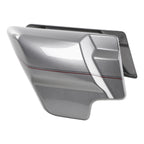 Battery Side Cover Panel for Harley Touring Road King (2009–2023) Billet Silver
