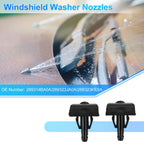 Set of 2 Windshield Washer Nozzles for Nissan Rogue (2014–2020) Replace No. 289314BA0A/289323JA0A
