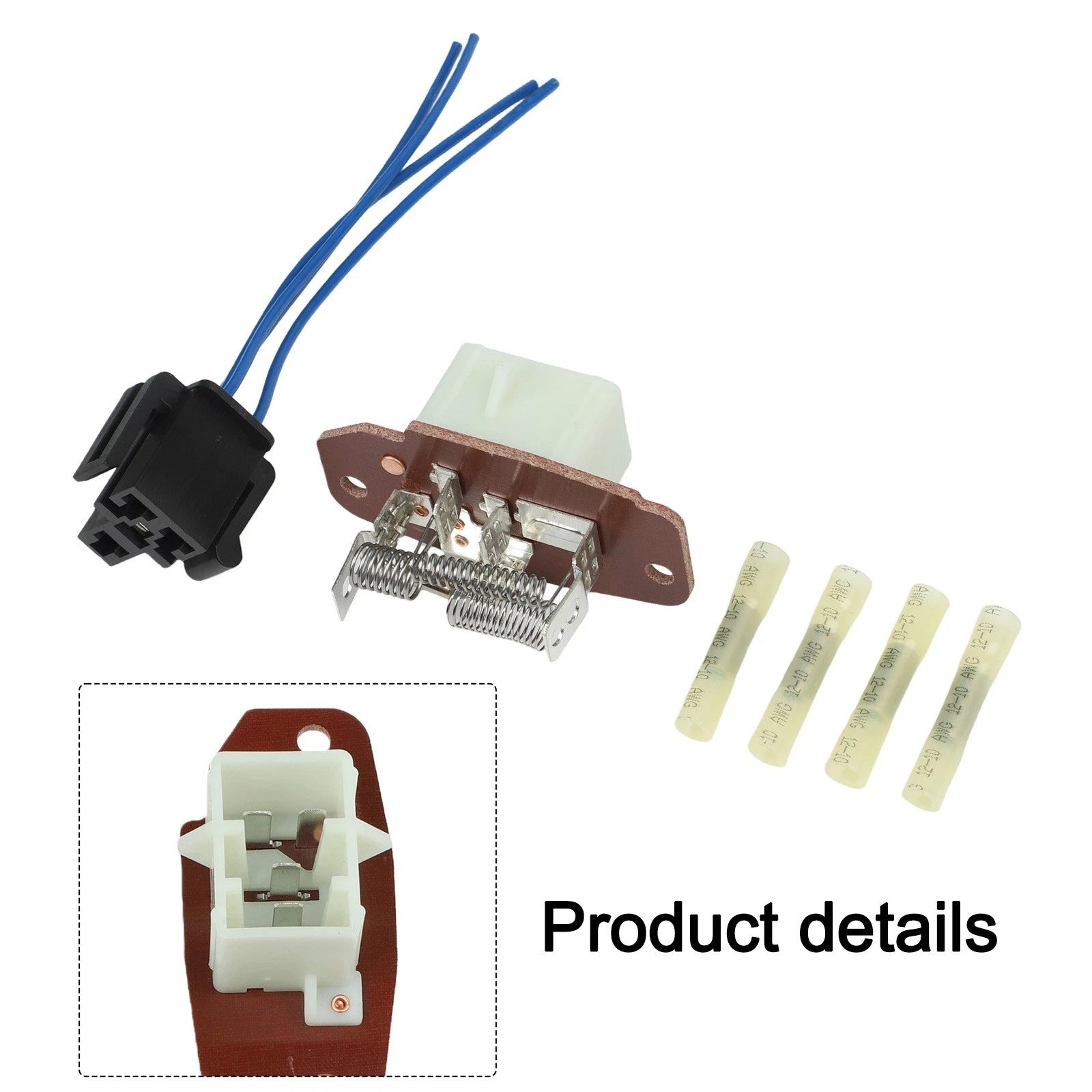 Blower Motor Resistor with Connector for Ford F650 F750 F800 Econoline