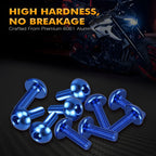 CNC Aluminum Windshield Fasteners Bolts Kit M5 for Honda (Universal)