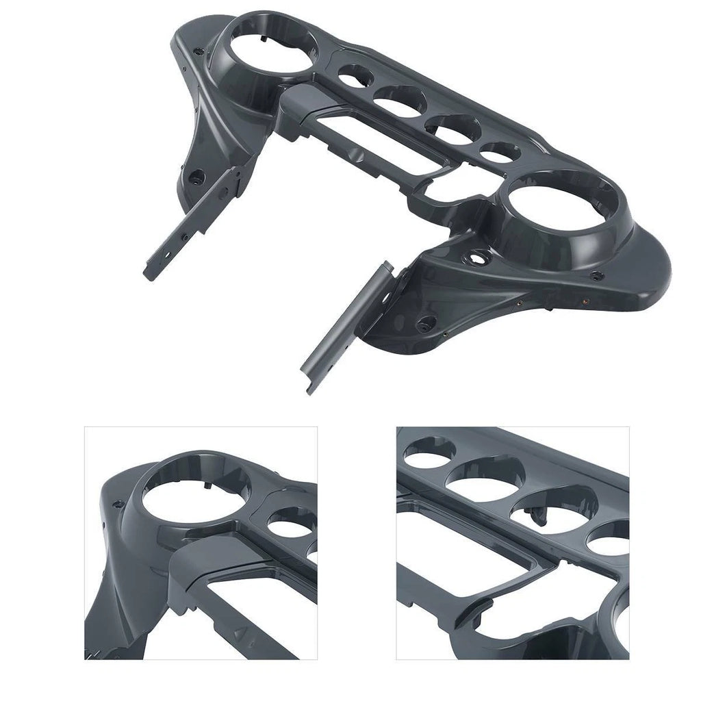 Speedometer Inner Fairing for Harley Electra Glide, Street Glide, Tri Glide (2014–2023) Gunship Gray