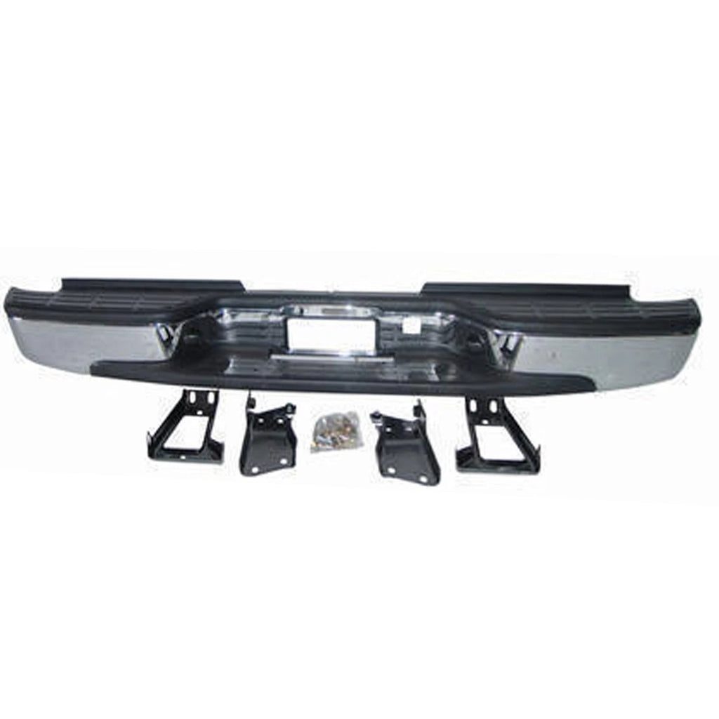 Replacement Chrome Step Bumper Assembly for Toyota Hilux (2005–2015)