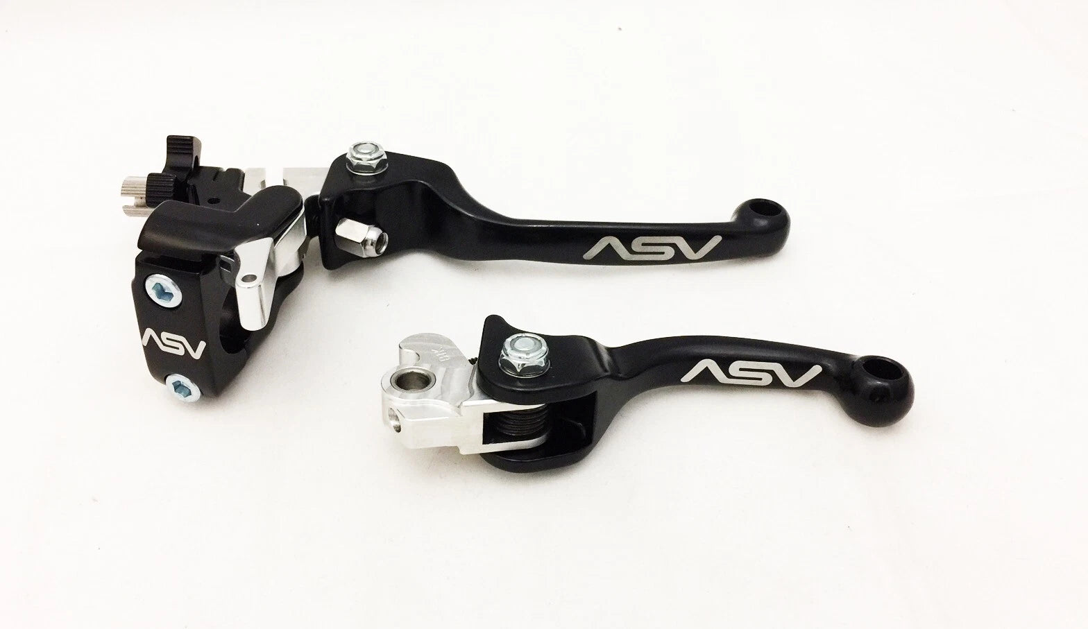 ASV F3 Front Brake Clutch Perch Levers Set of 2 Black for Yamaha YZ 250F 450F (2003–2023)