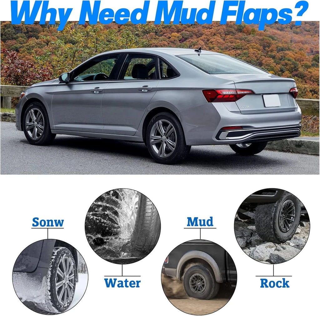 4x Mud Flaps Splash Guards for Honda Accord 2016-2017 (Front & Rear)