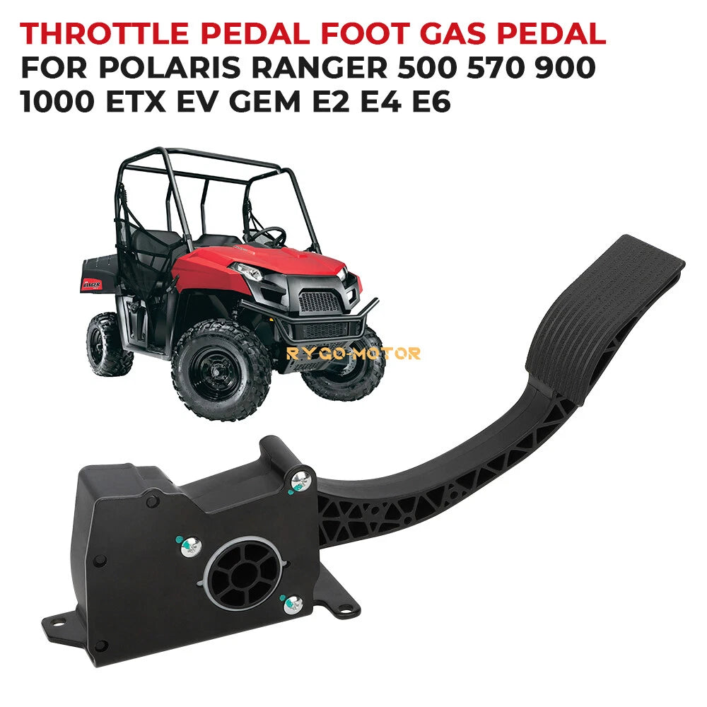 Throttle Gas Pedal 4014989 for Polaris Ranger EV ETX (2015–2022)