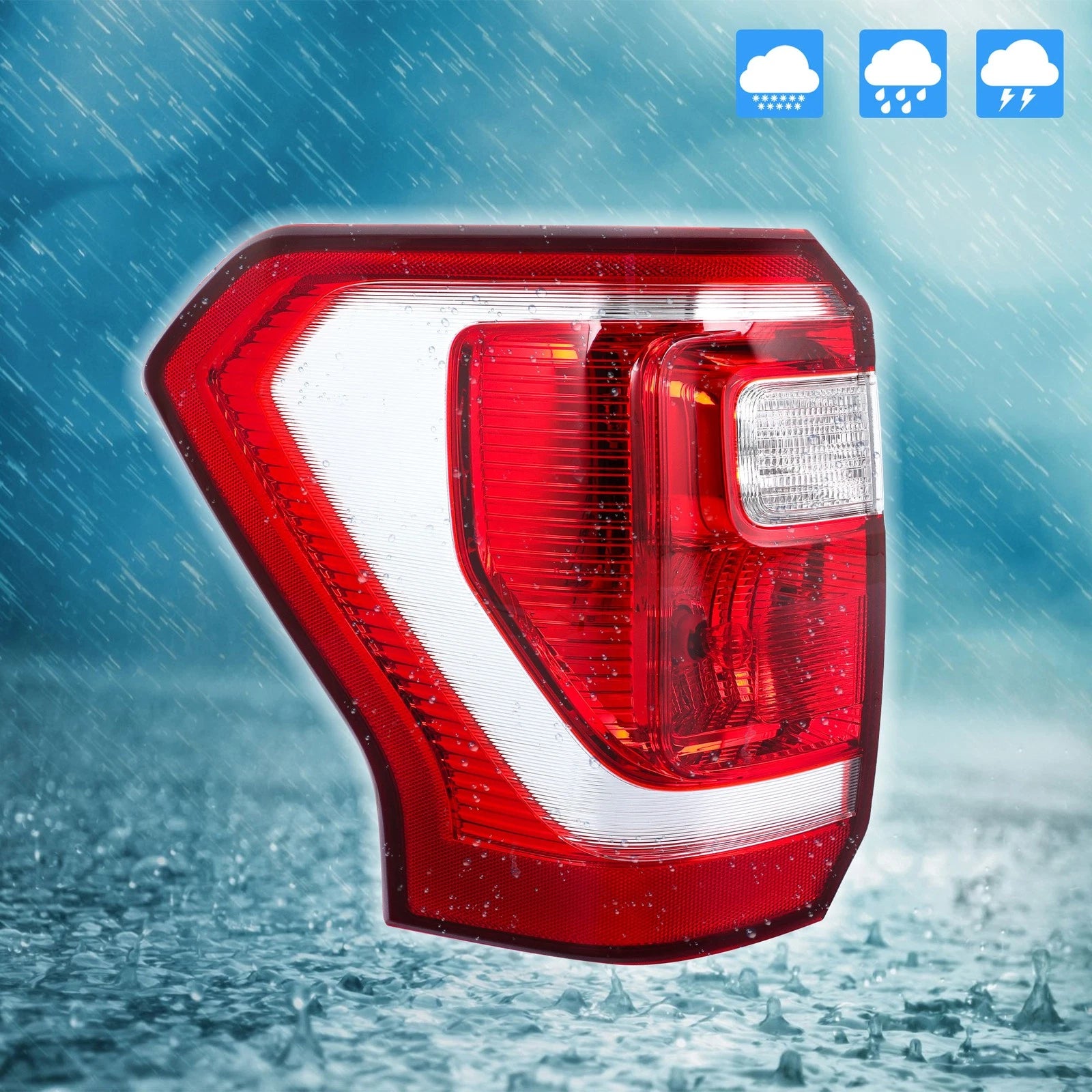 Tail Light Assembly for Ford Expedition (2018–2021) Left Side Halogen