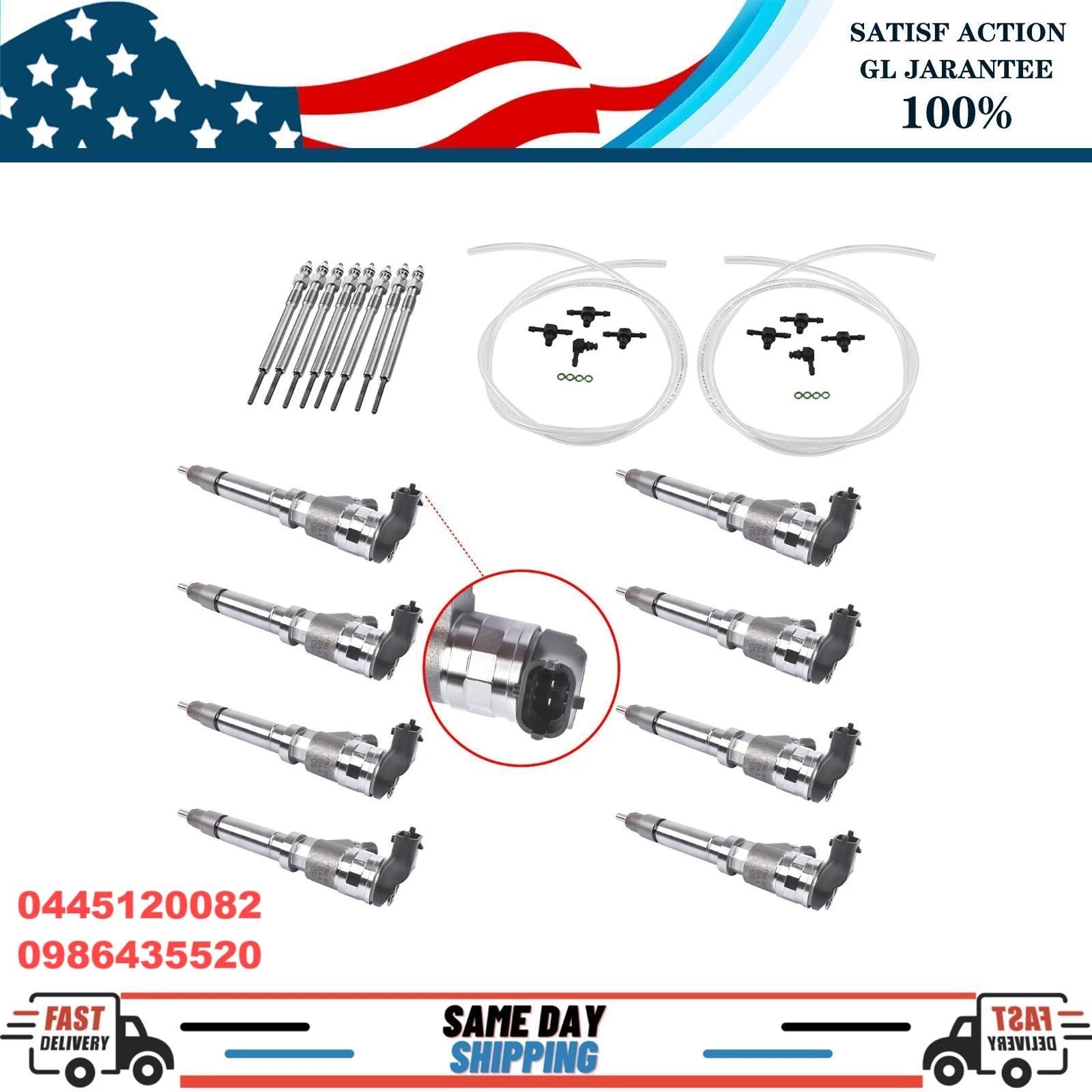 Diesel Fuel Injector Superkit for GMC Chevy Duramax 2500 3500 4500 (2001–2016)