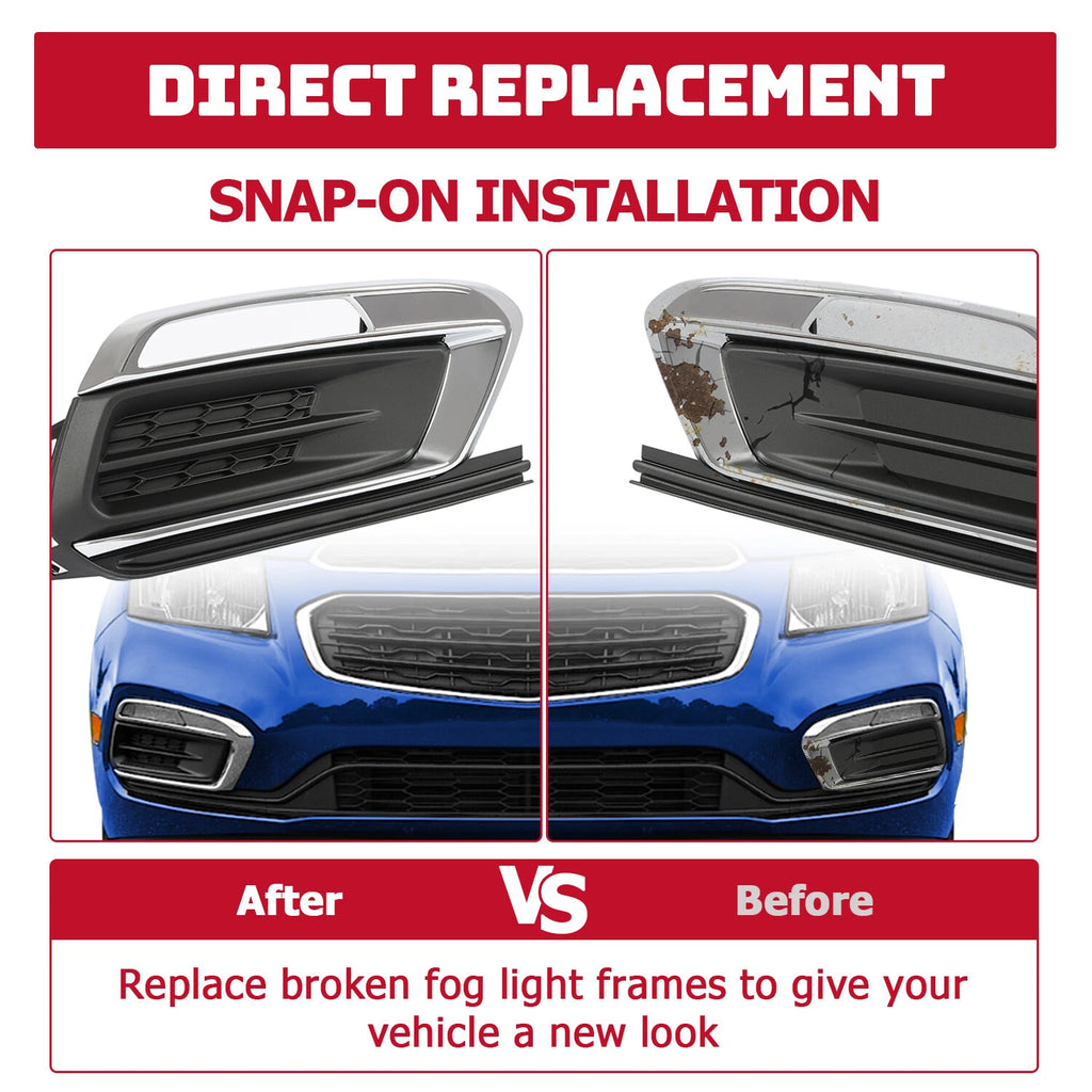 Fog Light Covers for Chevrolet Cruze (2015-2016)