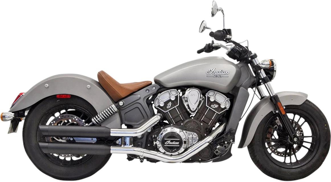 Bassani 3" Mufflers for Scout (Black) 8S27BSB