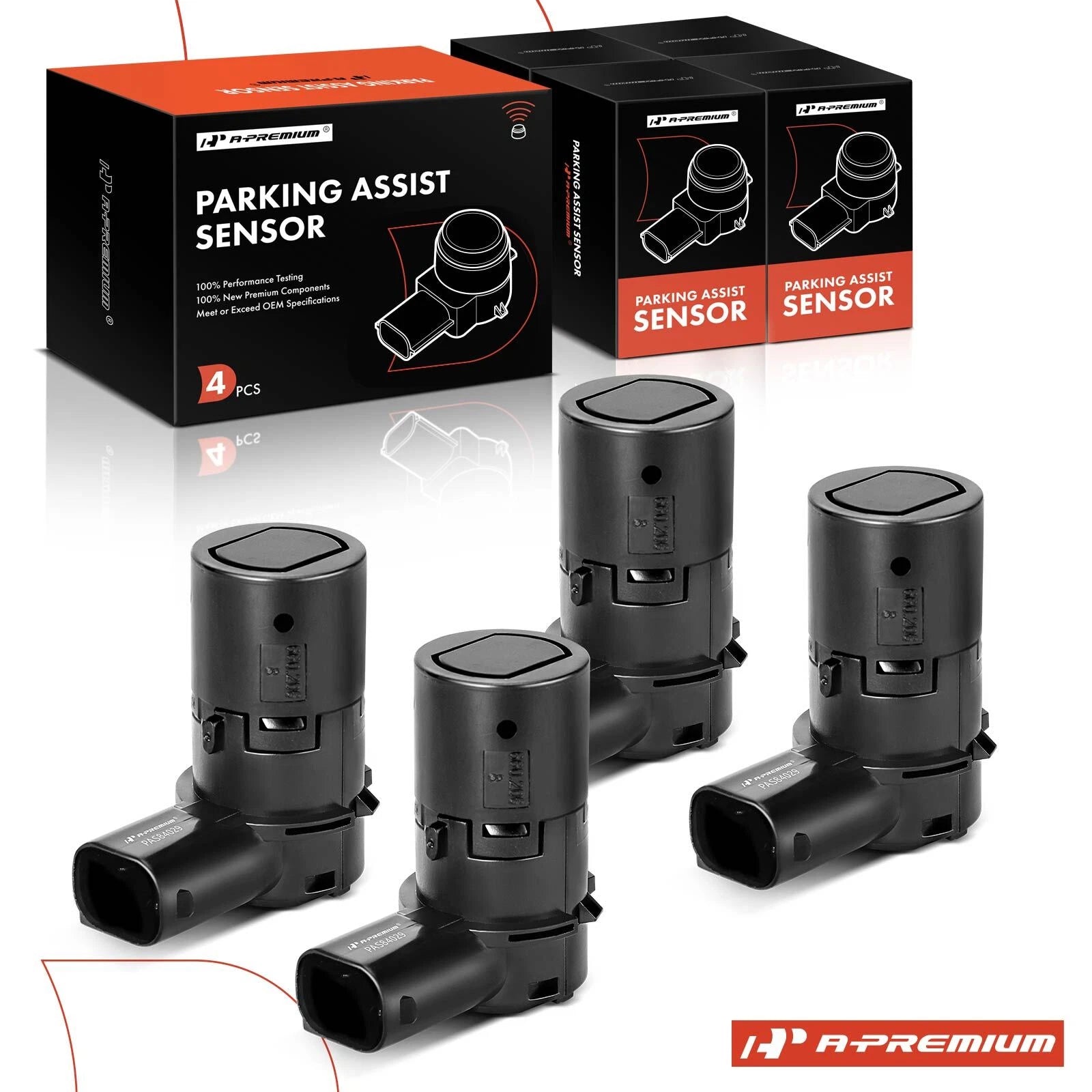 Set of 4 Backup Parking Assist Sensors for Ford F-150 F-250 (2004–2008)