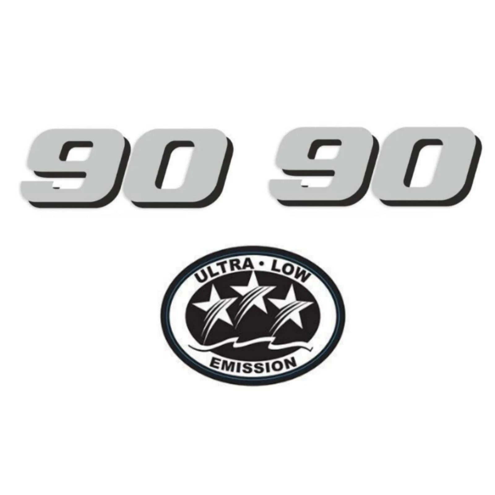 Horsepower Label Decal Sticker for Yamaha Outboard (90 HP)