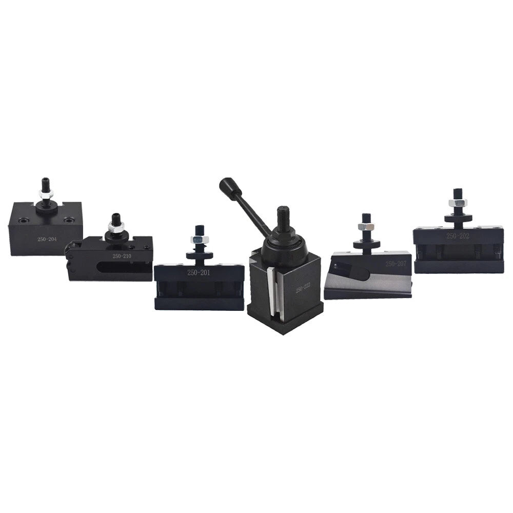 Set of 6 Quick Change Wedge Tool Posts for BXA Series 10" - 15"