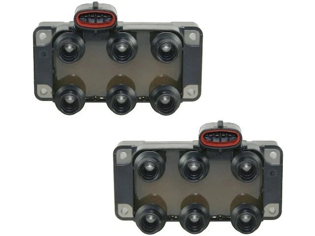 Ignition Coil Set of 2 for Jaguar XJ12 1995-1996 WK233DY