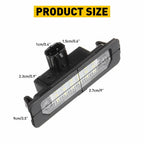 2X White LED License Plate Lights for Ford Mustang/Focus/Fusion/Taurus