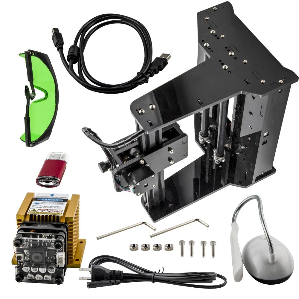 5.5W Portable CNC Laser Engraver for Cans, Bottles & Cylindrical Items