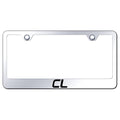 Name Etched on Mirrored License Plate Frame - Officially Licensed for Acura CL
