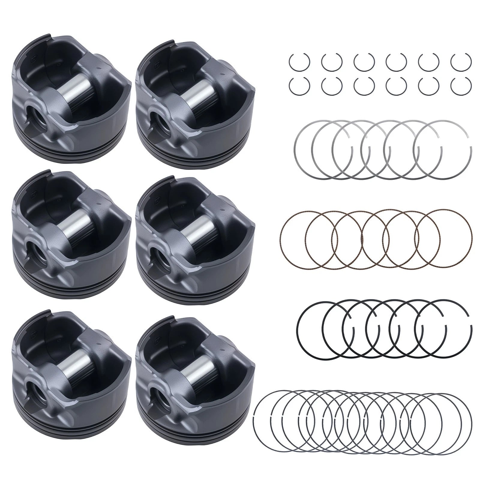 Cylinder Piston Ring Set for BMW E46 E60 325i 525i (1997–2010)
