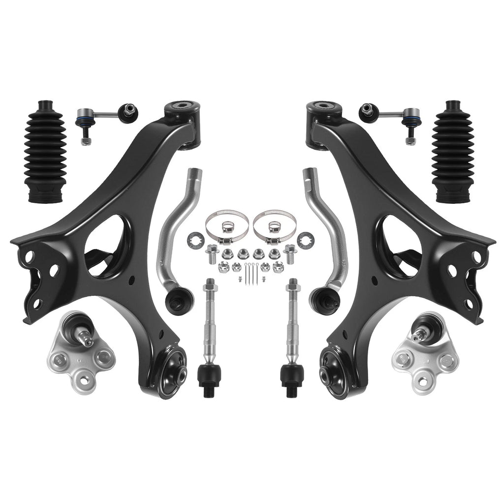 12pc Front Lower Control Arms w/ Ball Joints for Honda Civic (2006–2011)