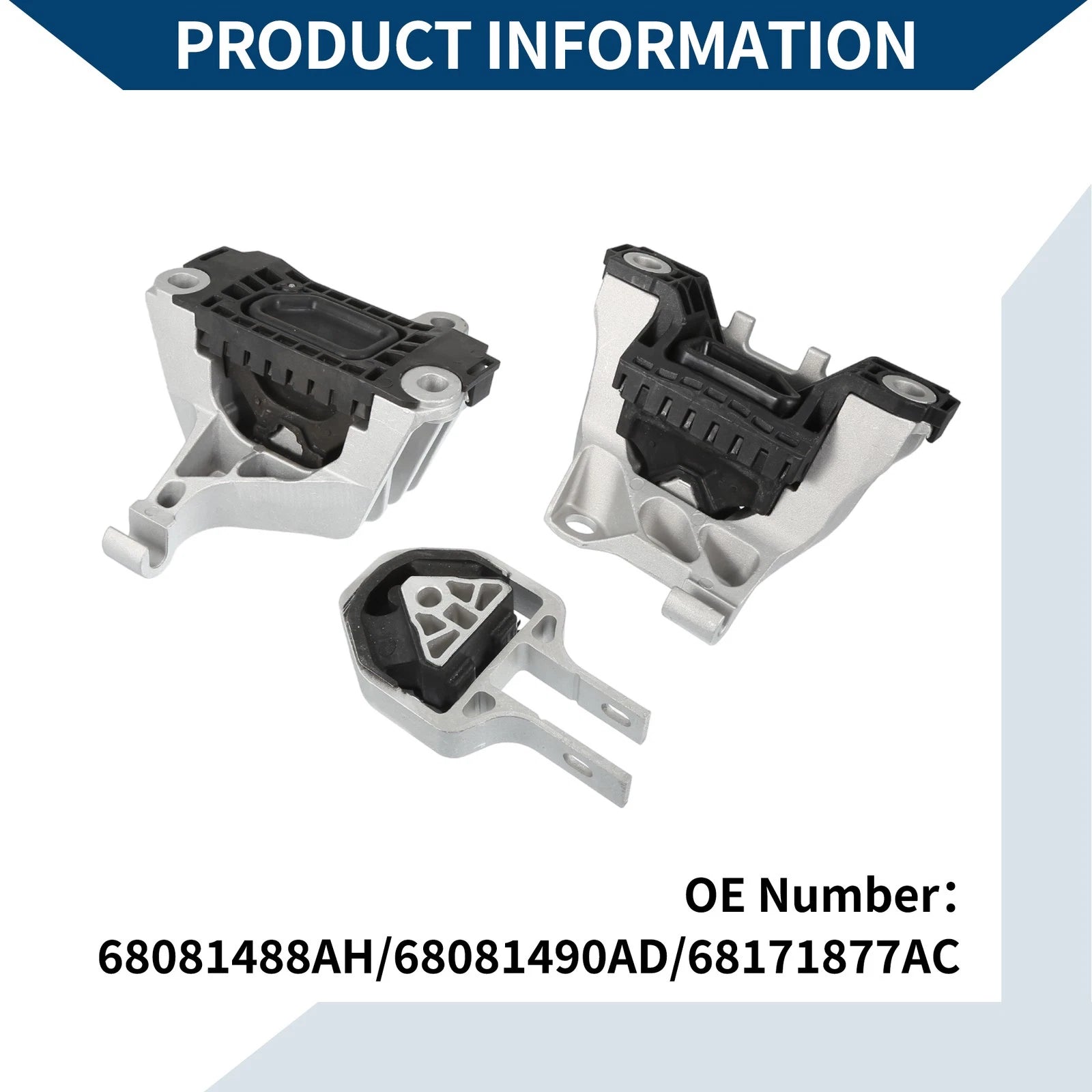 Engine Motor Mount Set for Dodge Dart (2013–2016)
