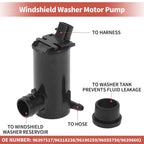 Windshield Washer Pump w/ Grommet for Pontiac G3 (2007–2010) No.96397517