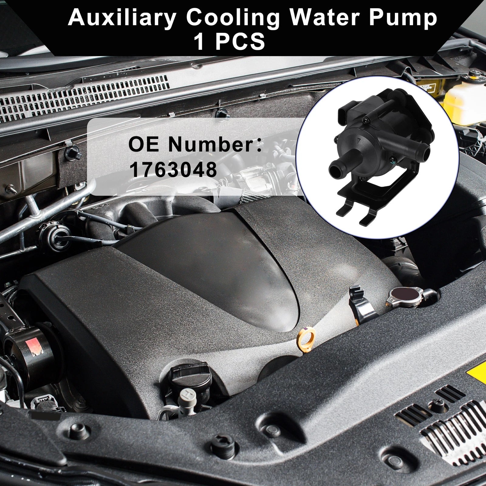 Auxiliary Cooling Water Pump for Ford Mondeo 1.0 EcoBoost (2015–2020) No.1763048