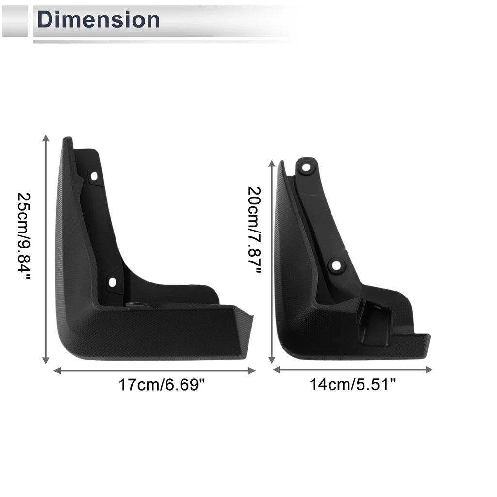 Set of 4 Mud Flaps Splash Guards for Subaru Crosstrek (2023–2024)