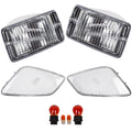 Clear Plastic Side Marker Lights for Jeep Wrangler TJ (1997–2006)