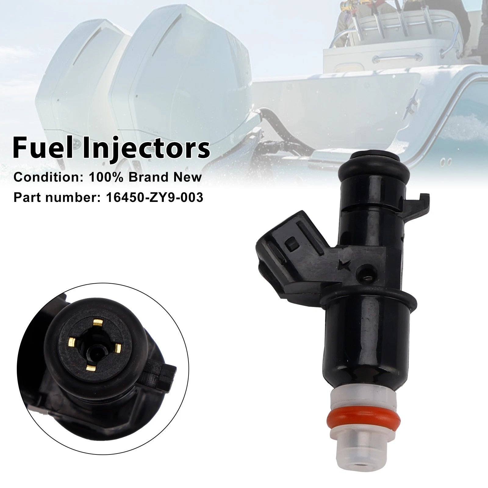 Fuel Injectors for Honda BF90D BF75 (2001–2023) 16450-ZY9-003