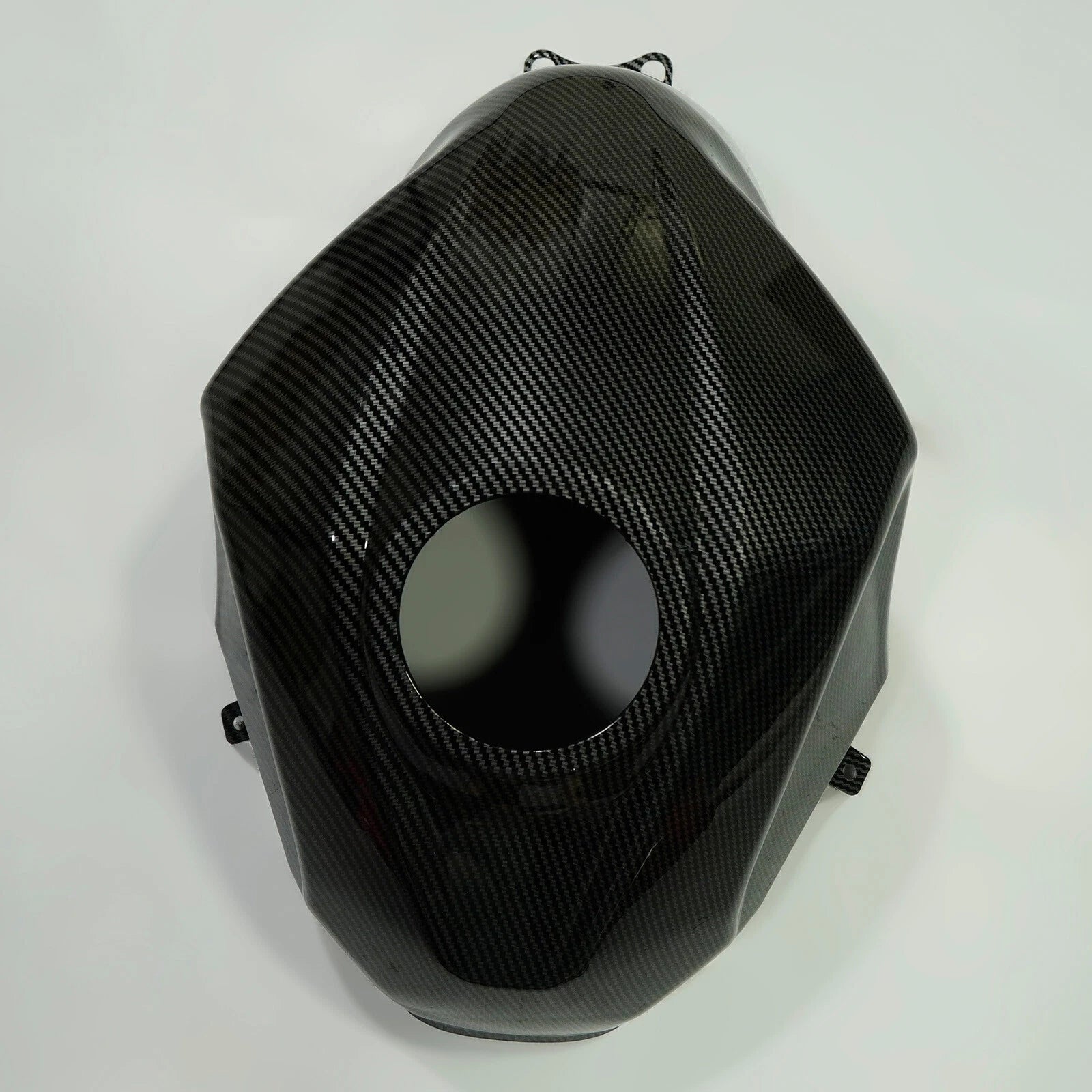 Carbon Fiber Gas Tank Cover for Kawasaki Ninja 400 (2018–2023)