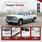 Front Chrome Steel Bumper Impact Bar for GMC Sierra Yukon (1999–2006)