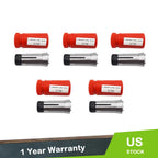 Set of 5 Emergency Steel Collets for Lathes & Fixtures (1/16")