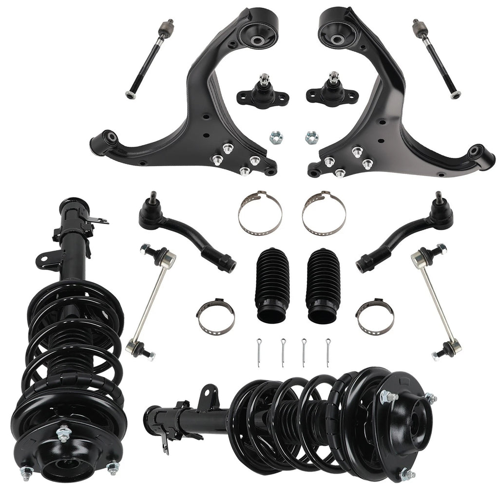 Front Strut Coil Spring + Control Arm Assembly for KIA Sportage (2005–2010) 172219