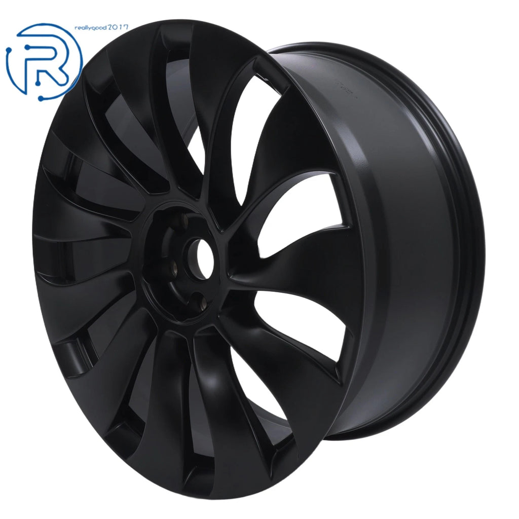 21" x 9.5" Matte Black Wheel Rim for Tesla Model Y (2020-2024)
