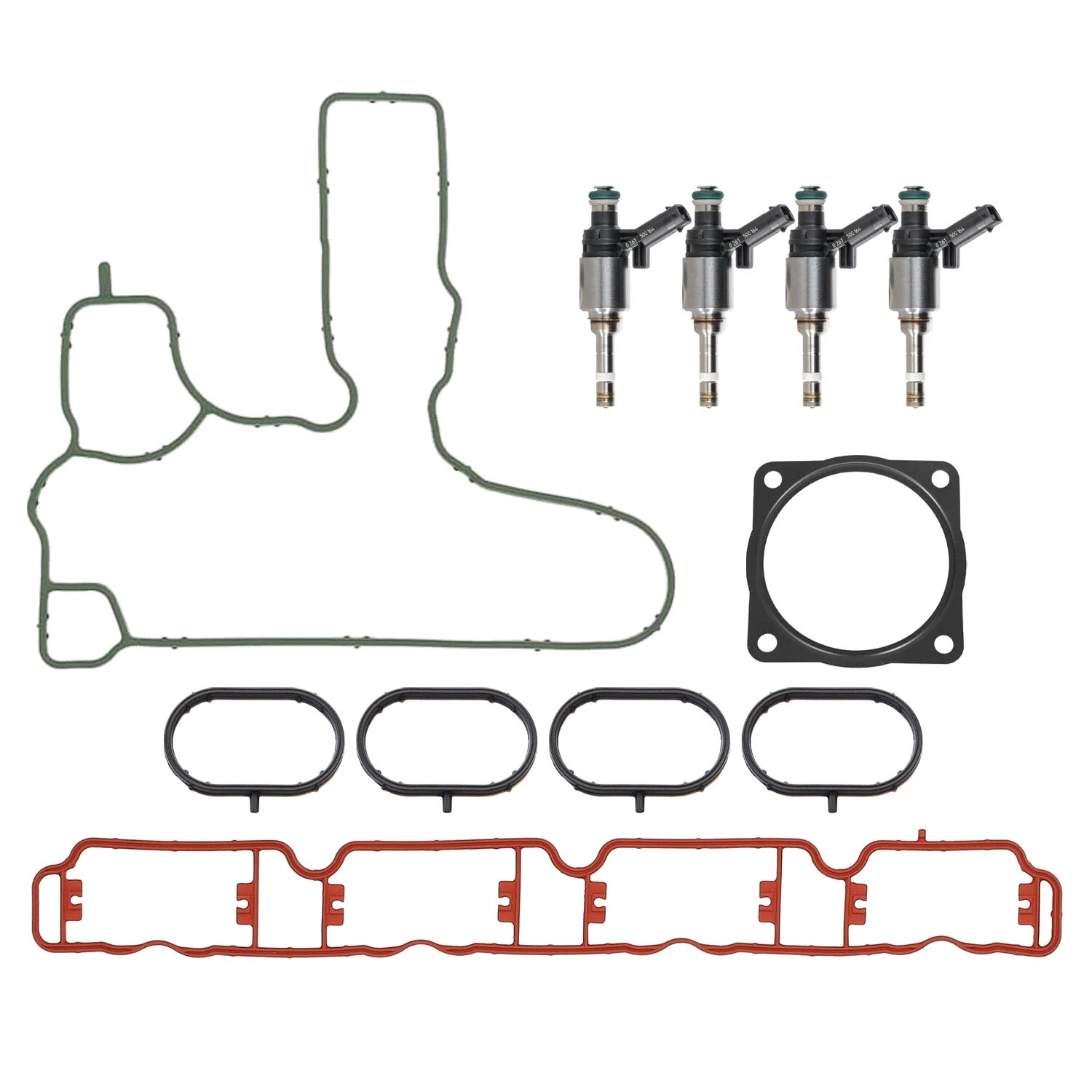 Fuel Injector & Intake Manifold Gasket Kit for Audi A4 Quattro Q5 (2009–2016)