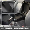 Car Center Console Armrest Cover for Dodge Charger (2011-2023) Black Gray