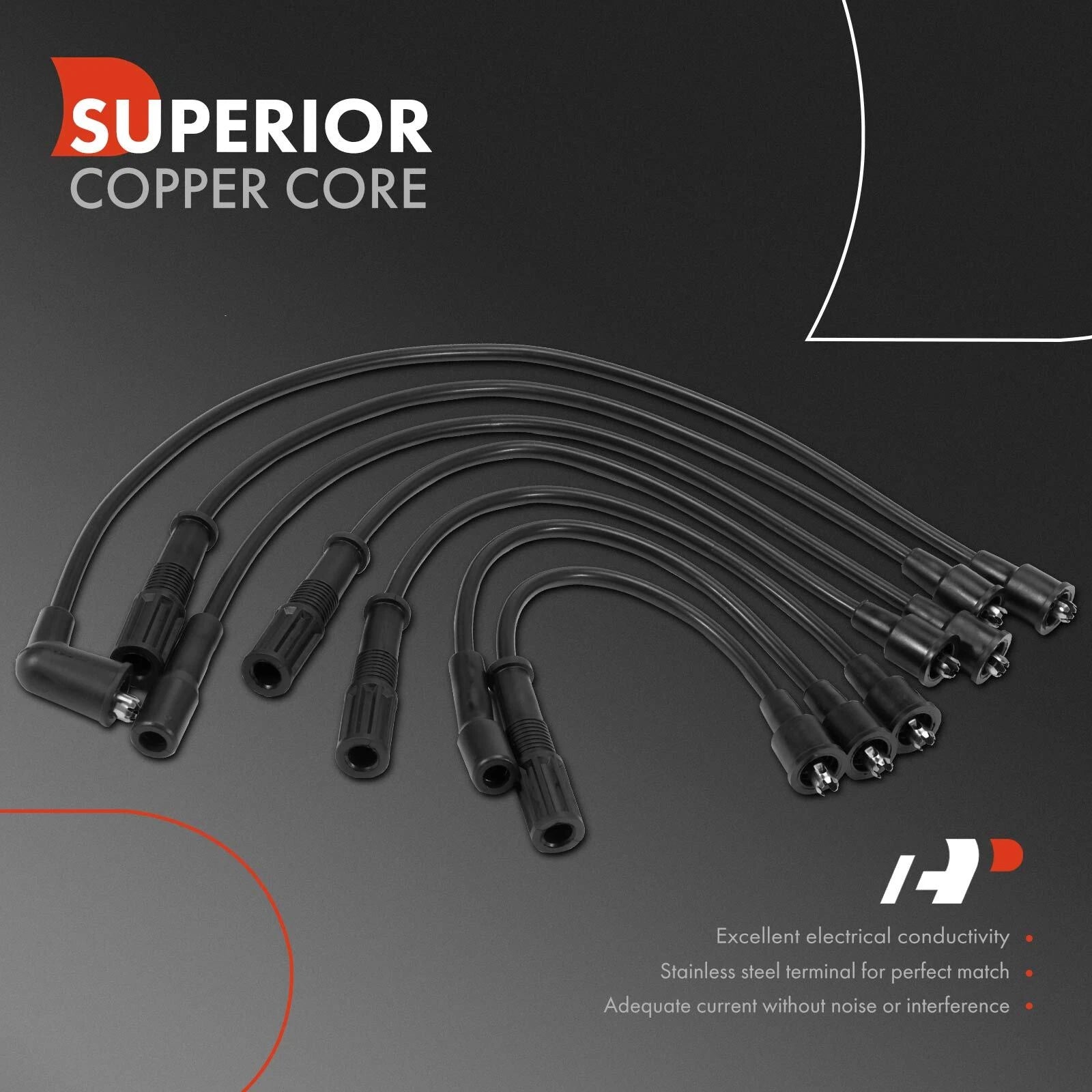 Spark Plug Wire Set for Toyota Land Cruiser (1988-1989)