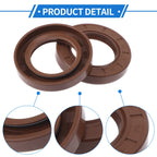 Set of 2 Oil Seal Rotary Shaft Seal FKM Rubber 38x62x10mm