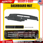 Set of 1 Dashmat Dashboard Cover for Chevy Silverado C1500 K1500 K2500 (1988–1994)