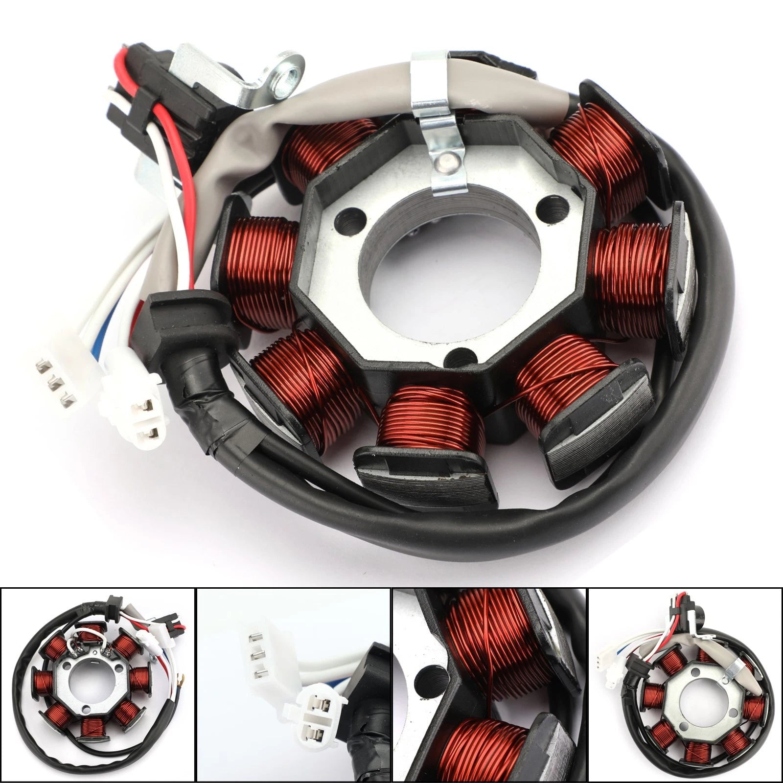 8-Pole Magneto Generator Stator for Yamaha XT 125 R/X (2007–2008)