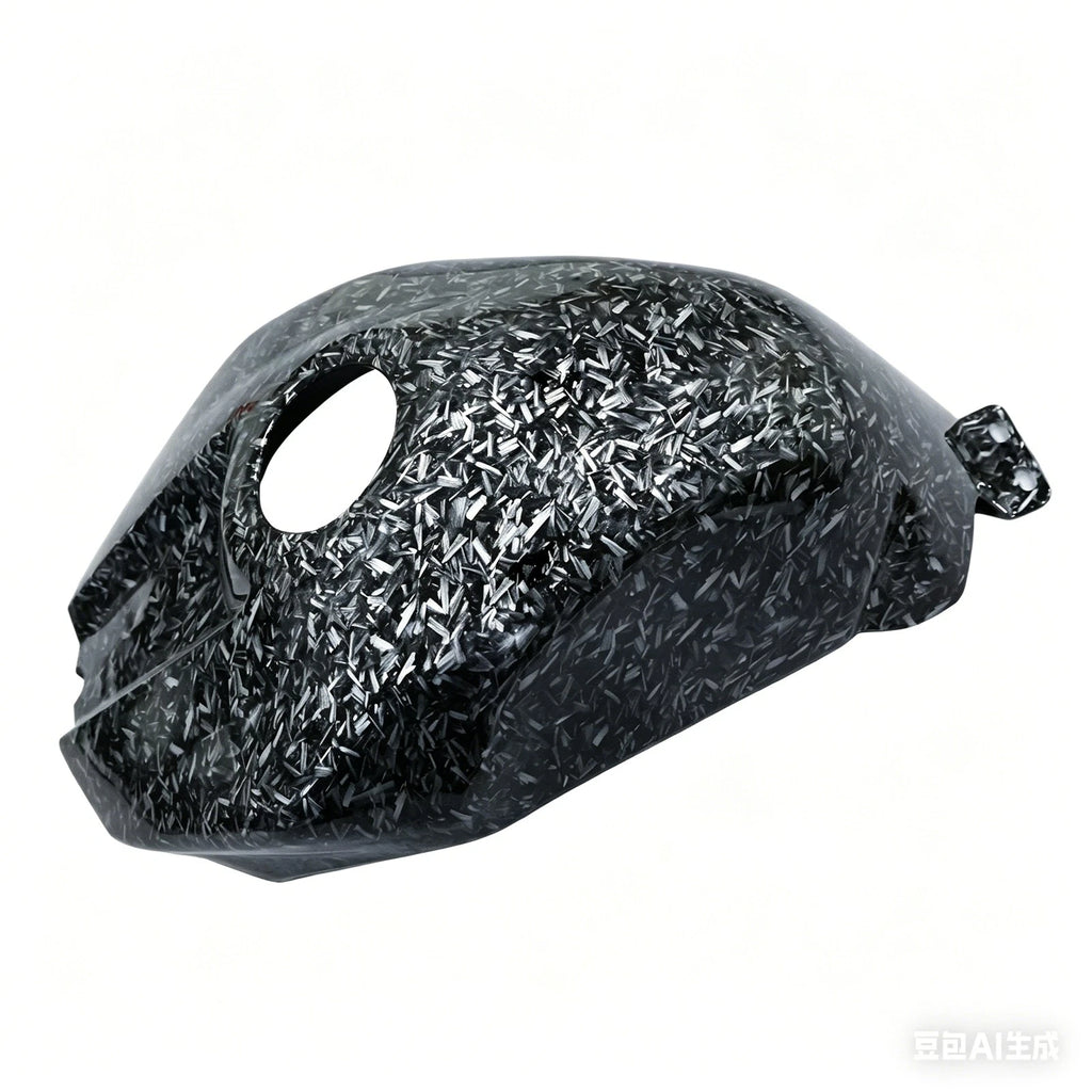 Forged Carbon Fiber Fuel Gas Tank Cover for Yamaha YZF R1 (2009–2014)